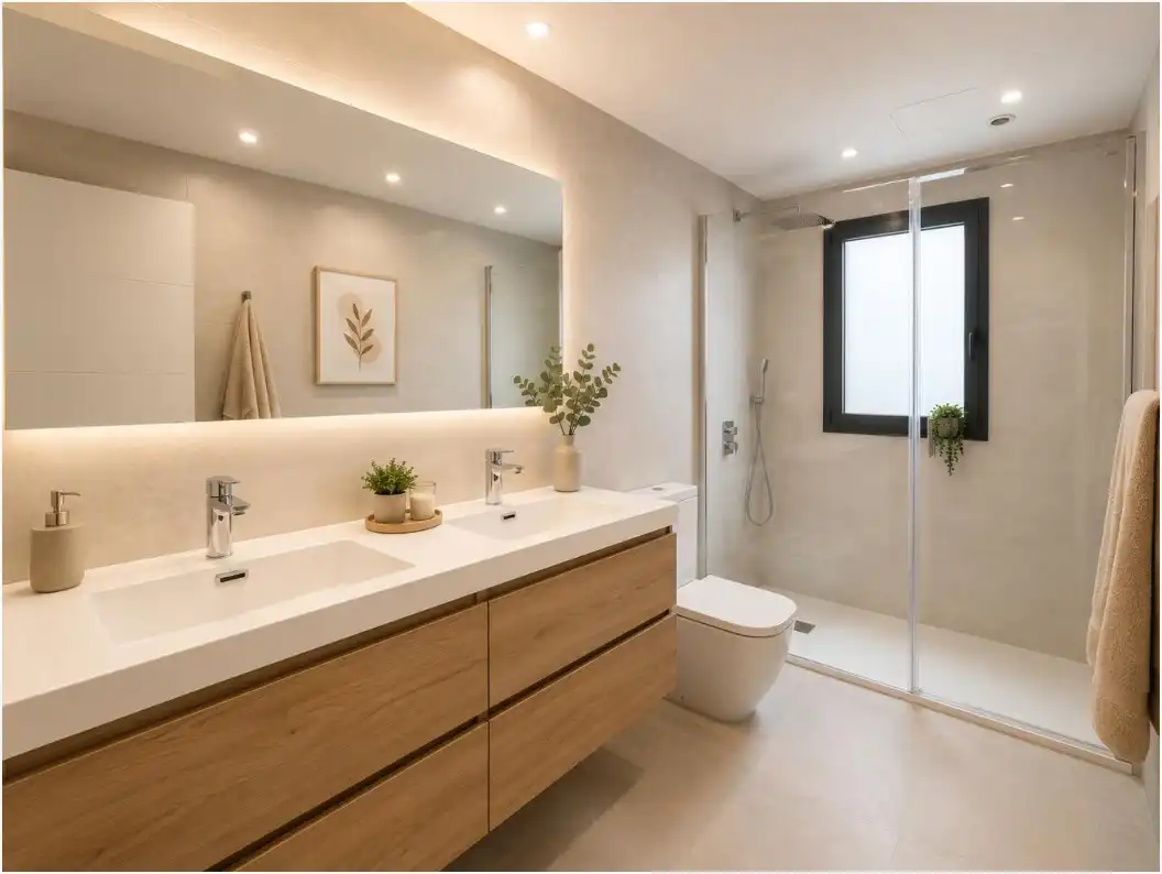 Baño de Casa adosada en venta en Vilanova i la Geltrú con Aire acondicionado, Terraza y Horno