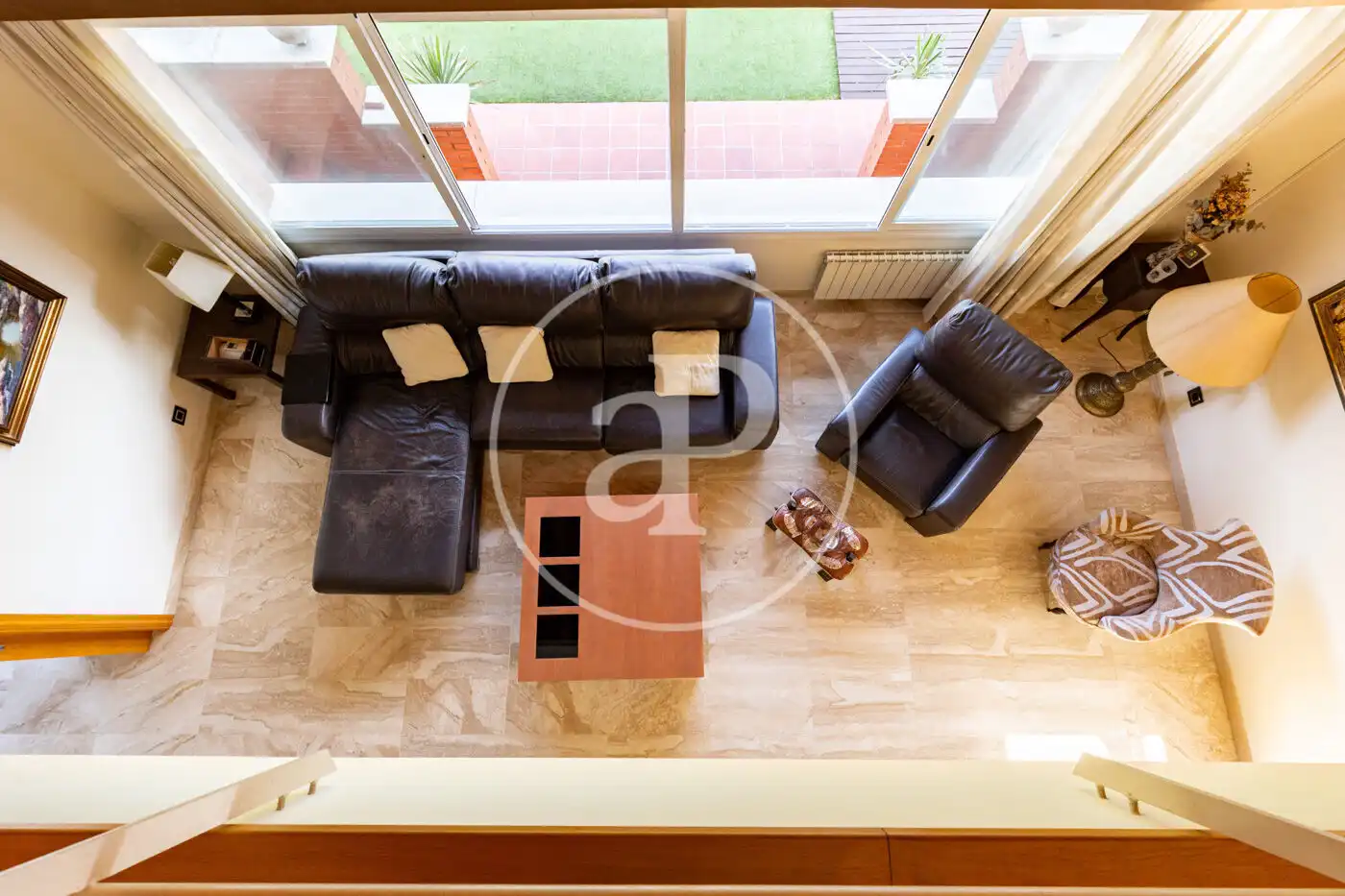 Living room of Houses for sale in Sant Cugat del Vallès  with Air Conditioner, Heating and Private garden
