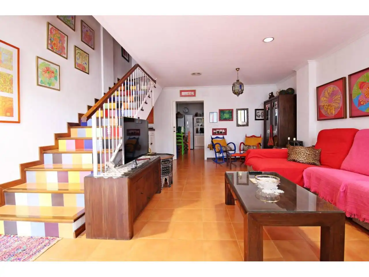 Sala de estar de Dúplex en venta en Elche / Elx con Aire acondicionado, Calefacción y Terraza