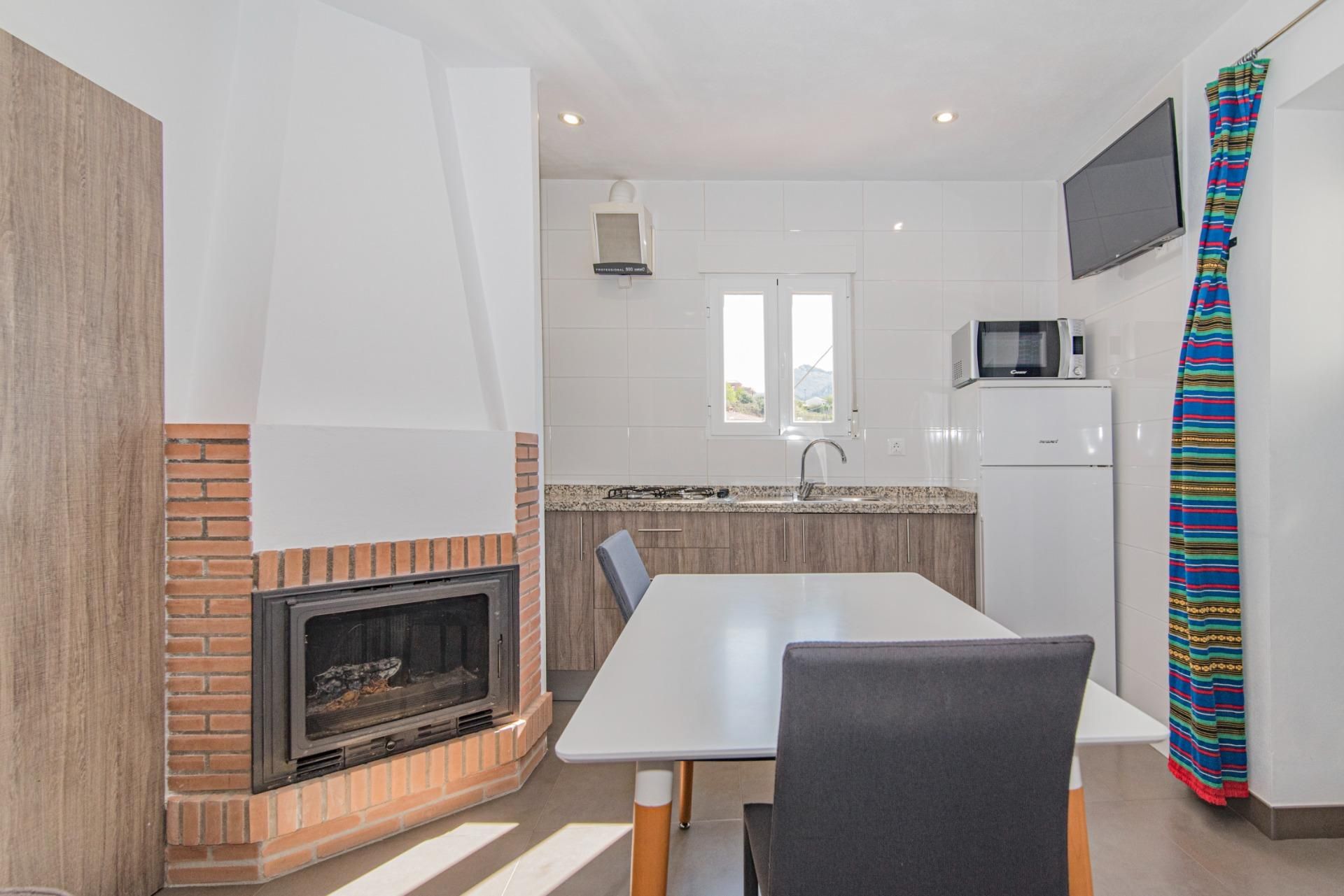 Kitchen of Single-family semi-detached for sale in Quéntar  with Heating, Terrace and Storage room