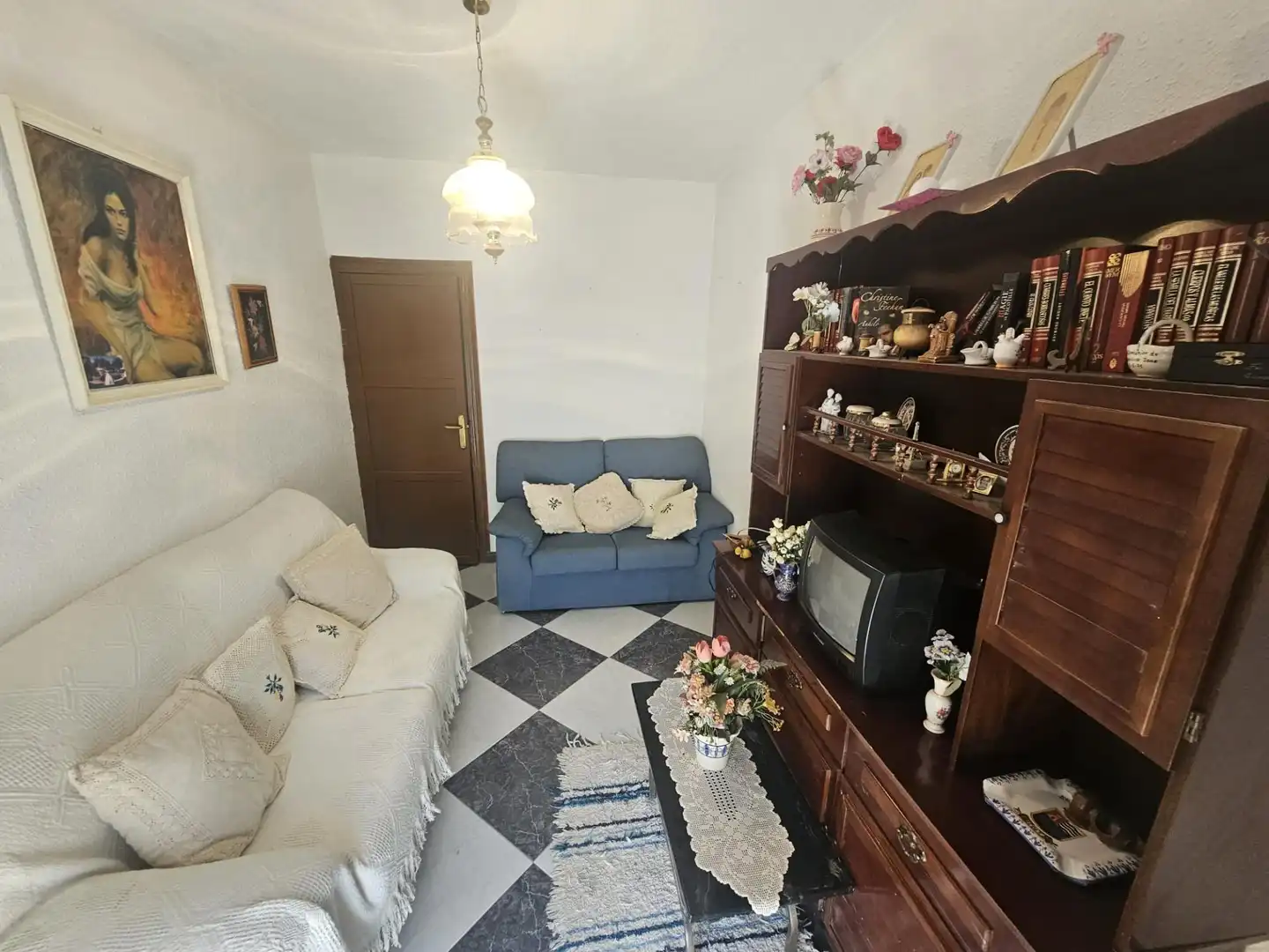 Sala de estar de Casa o chalet en venta en Alcolea con Terraza, Trastero y Amueblado