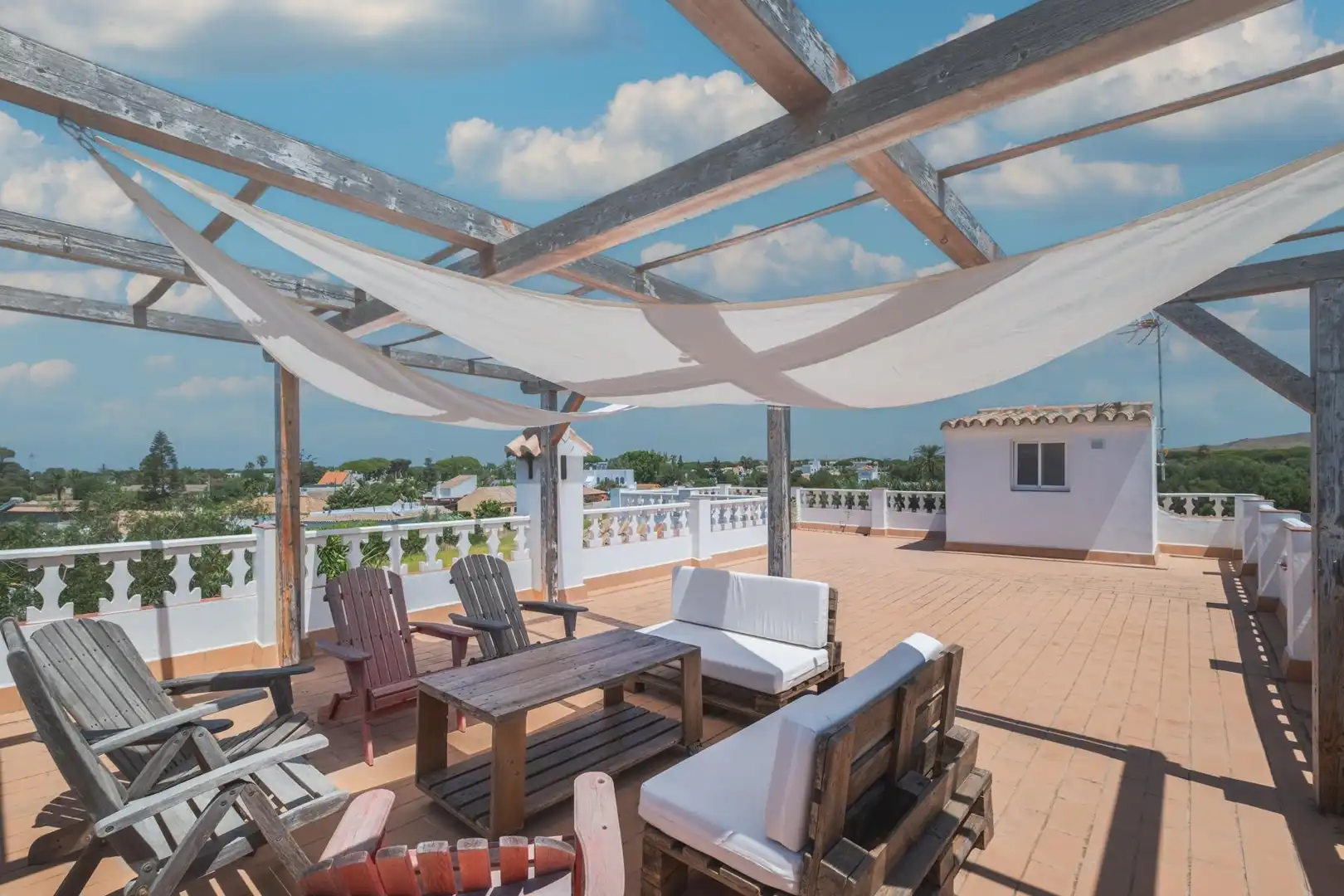 Terrace of Country homes for sale in Barbate  with Private garden, Terrace and Storage room