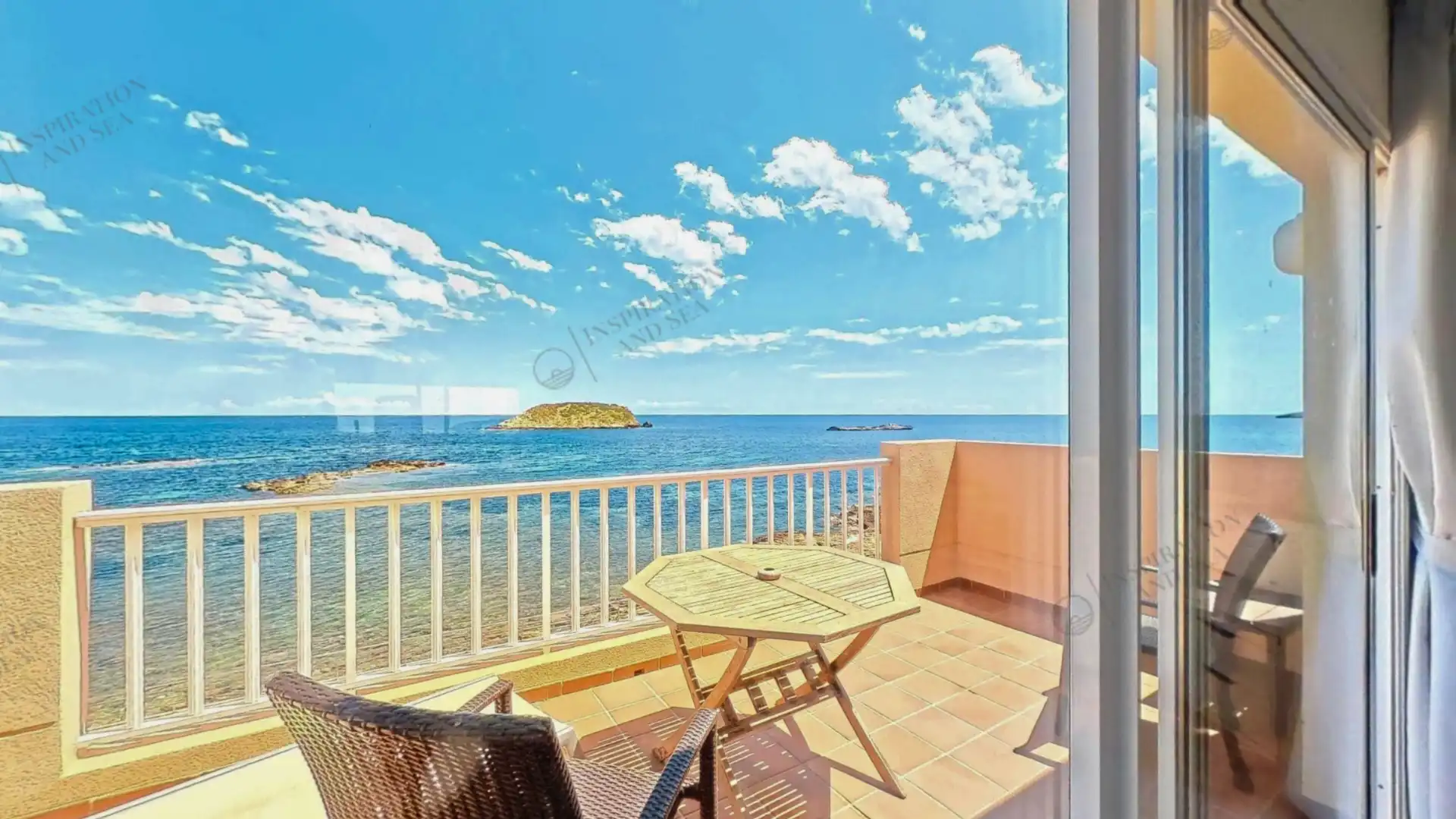 Balcony of Flat for sale in Santa Eulària des Riu  with Air Conditioner and Terrace