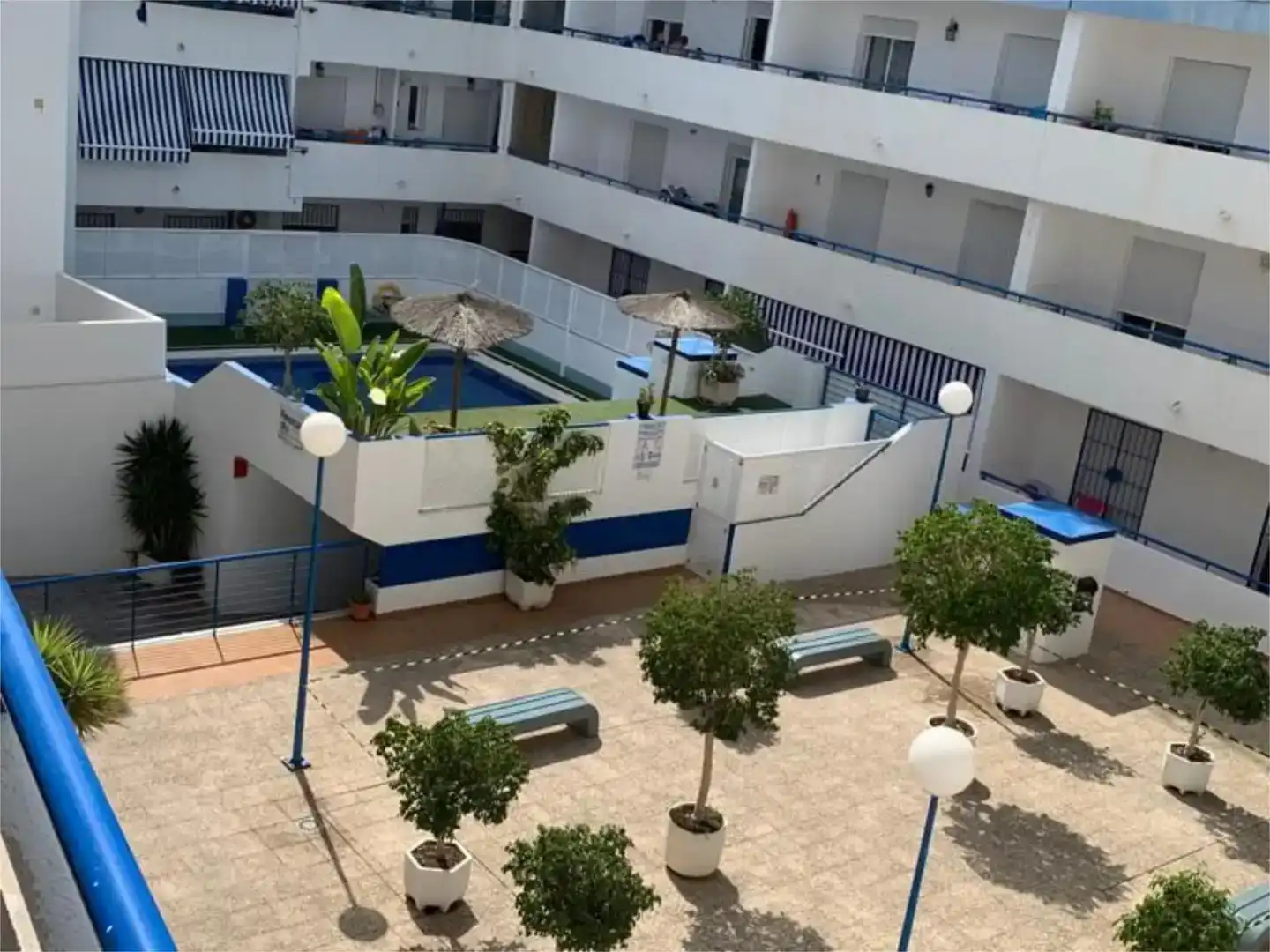 Piscina de Pis en venda en Garrucha amb Aire condicionat, Jardí privat i Piscina