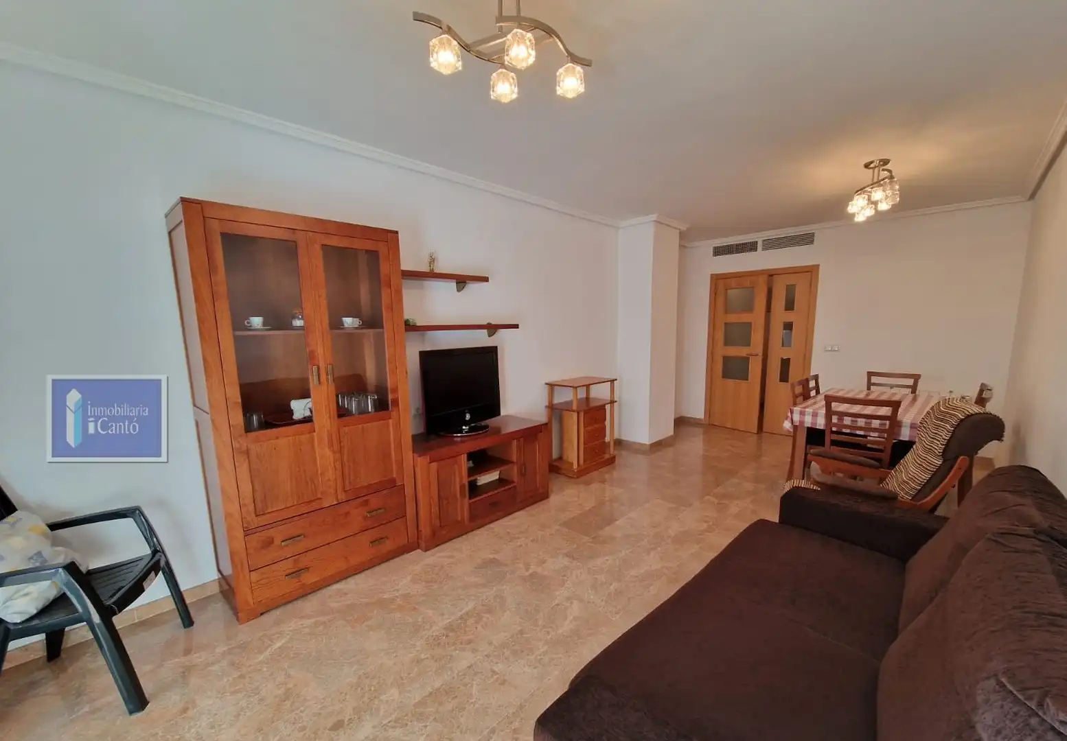 Wohnzimmer von Wohnung zum Verkauf in Alcoy / Alcoi mit Klimaanlage, Heizung und Schwimmbad