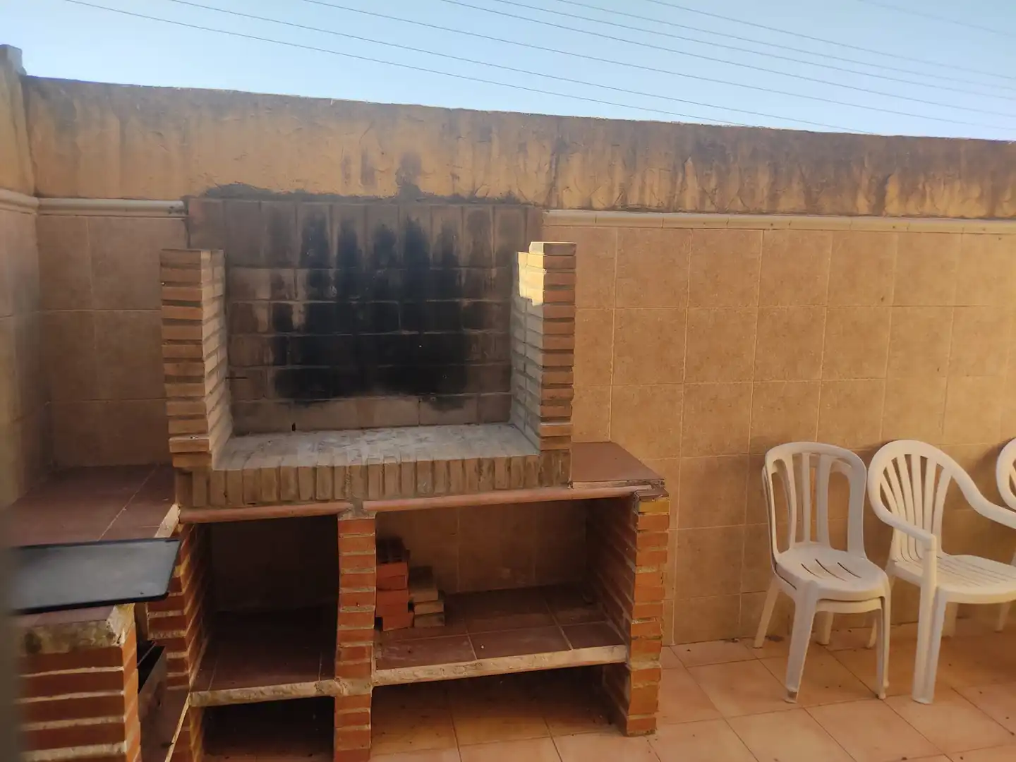 Terrasse von Einfamilien-Reihenhaus zum Verkauf in La Unión mit Klimaanlage, Heizung und Abstellraum