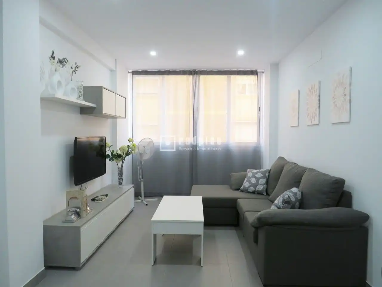 Sala d'estar de Pis de lloguer en Málaga amb Terrassa