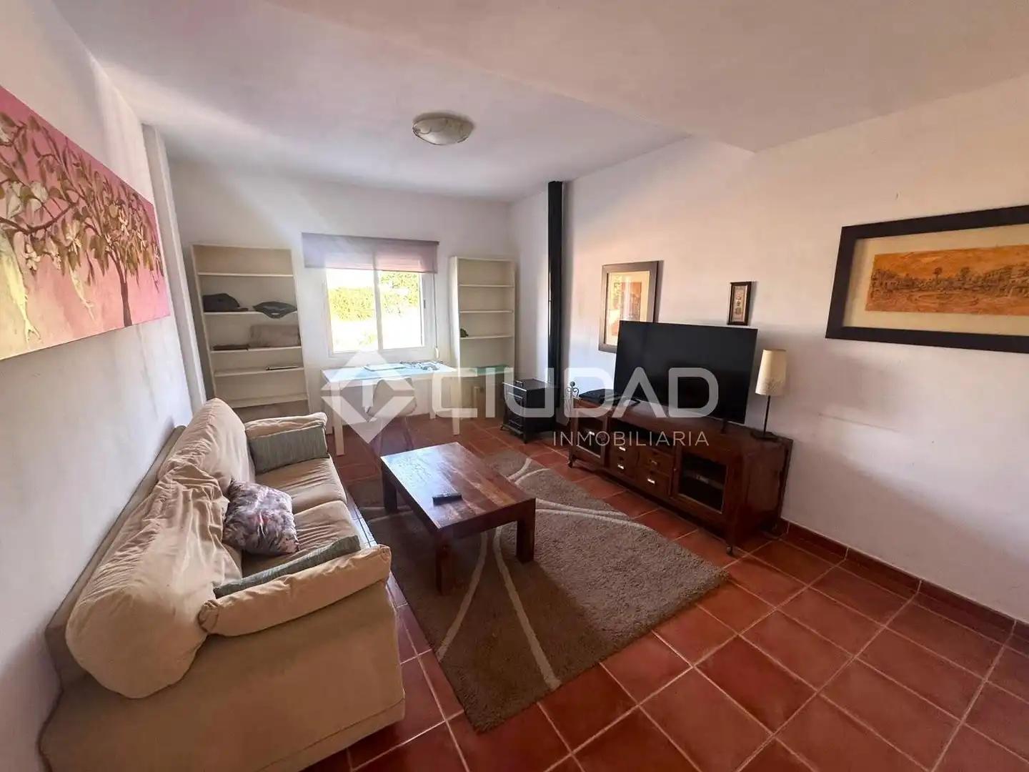Sala d'estar de Casa adosada en venda en Sanlúcar de Barrameda