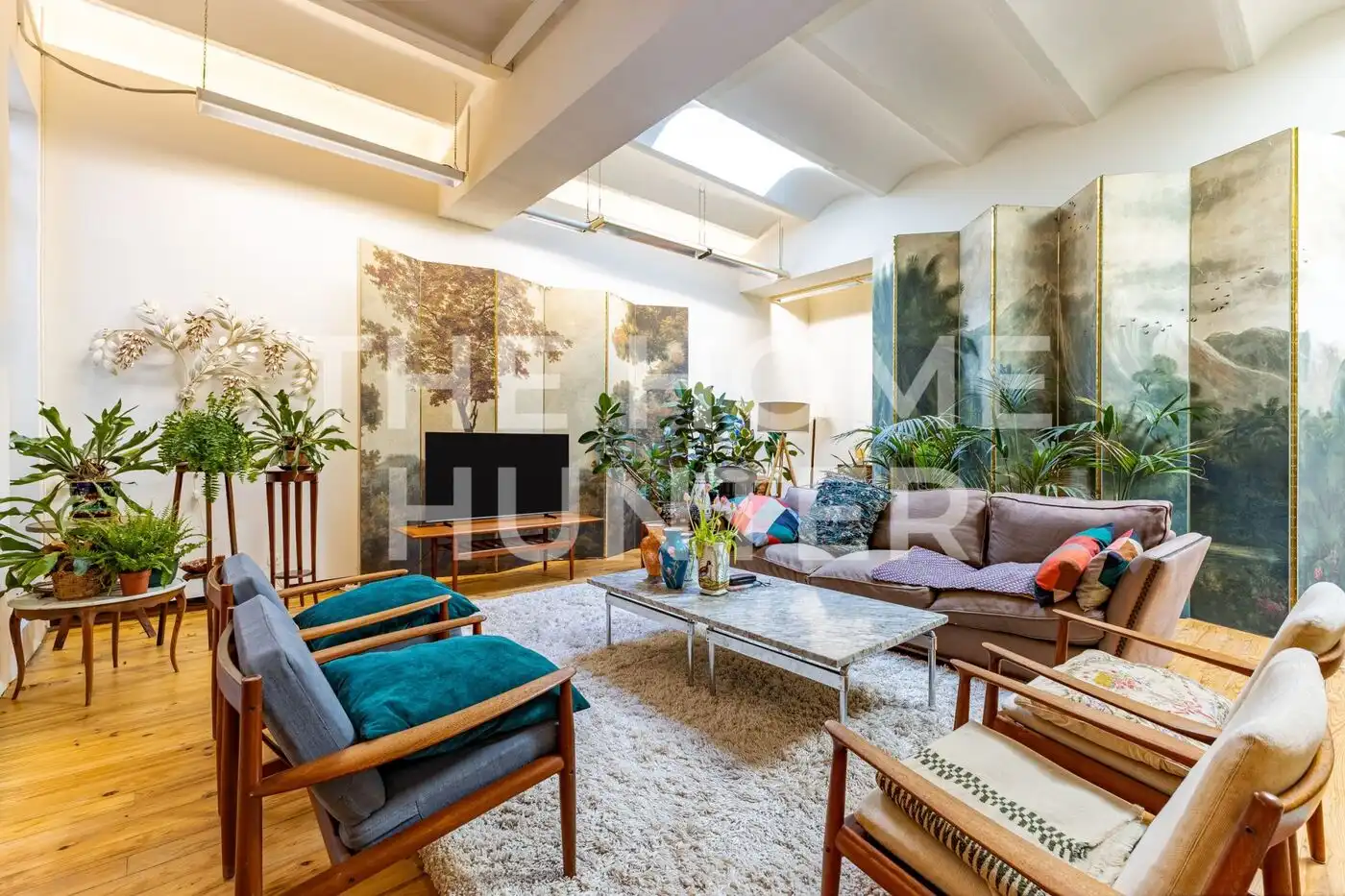 Wohnzimmer von Loft zum Verkauf in Barcelona mit Klimaanlage, Heizung und Möbliert