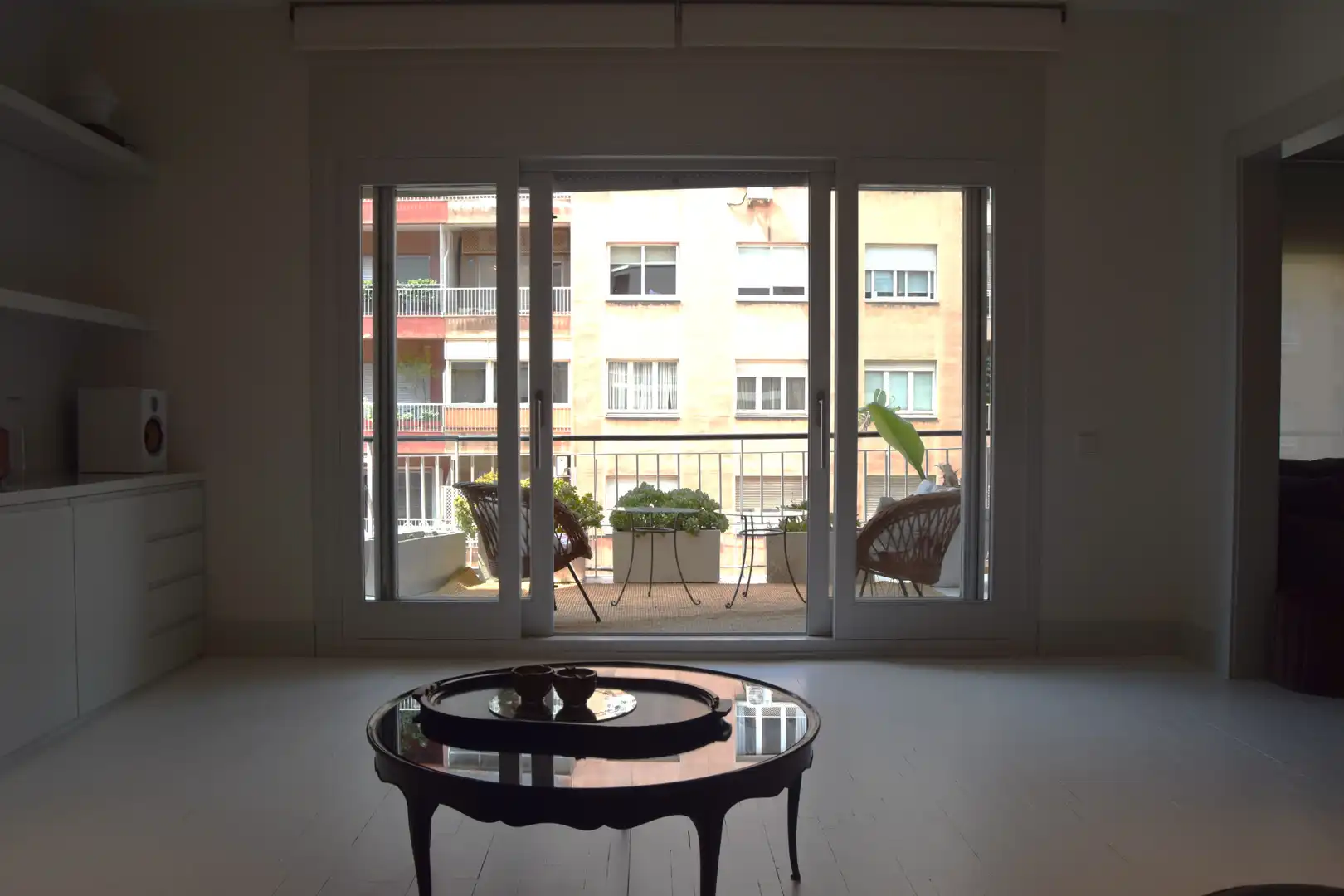 Terraza de Piso de alquiler en Barcelona con Aire acondicionado, Calefacción y Parquet