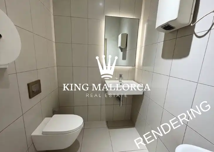 Bany de Local en venda en  Palma de Mallorca amb Aire condicionat i Moblat