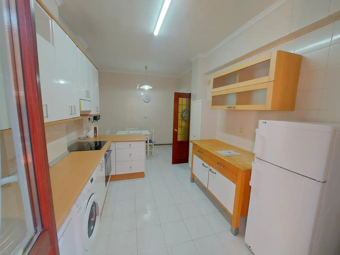 Kitchen of Flat for sale in Bilbao   with Heating, Furnished and Balcony