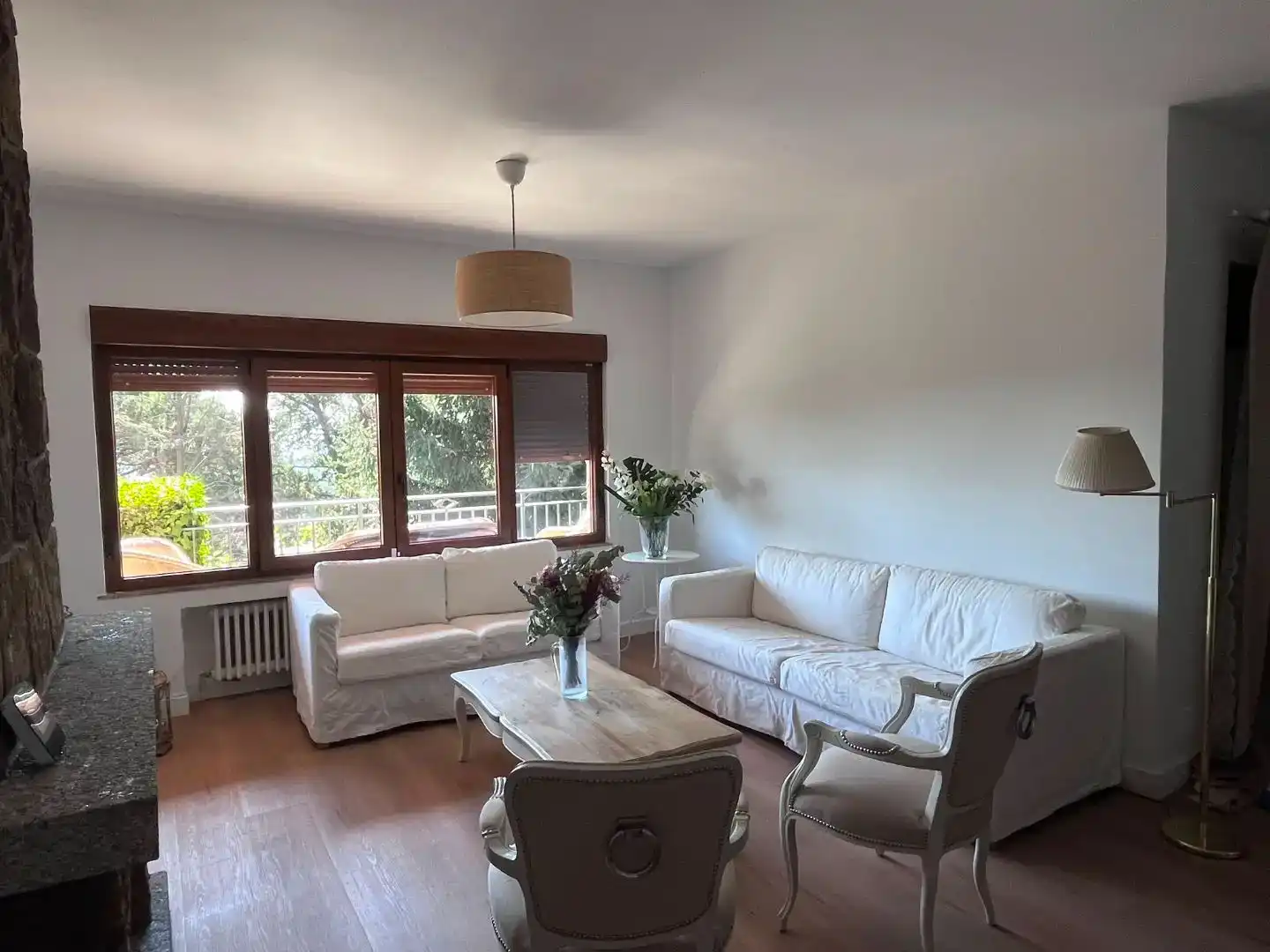 Sala de estar de Casa o chalet en venta en Galapagar con Aire acondicionado, Piscina y Balcón