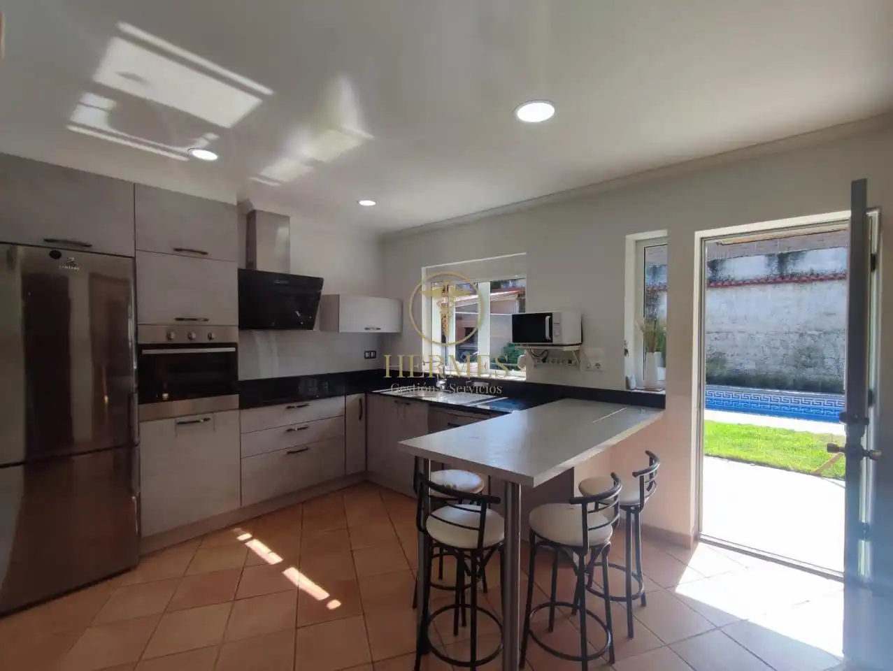 Cocina de Casa o chalet en venta en Mos con Calefacción, Jardín privado y Terraza
