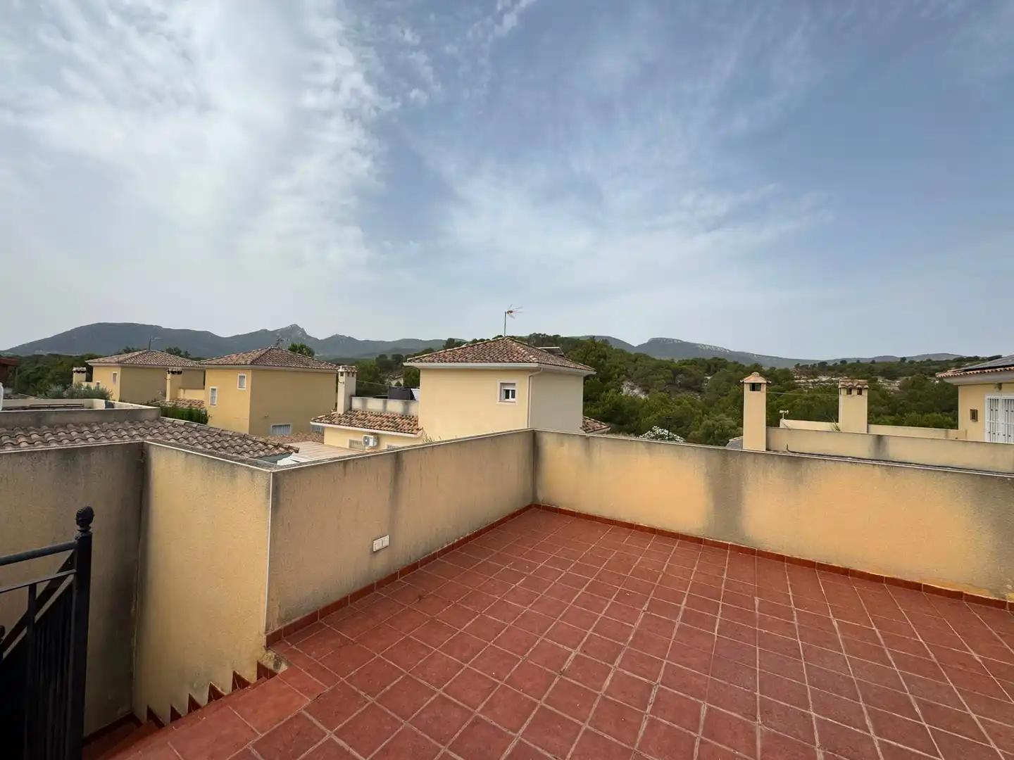 Terrace of Houses for sale in Castalla  with Private garden, Terrace and Furnished
