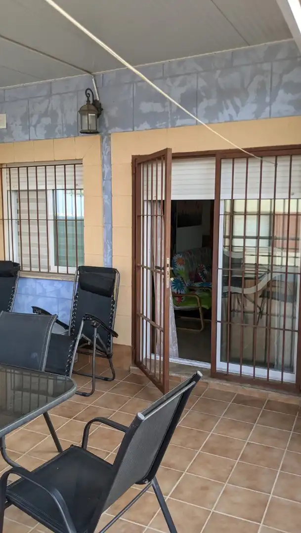 Terraza de Apartamento de alquiler en San Javier con Aire acondicionado, Calefacción y Amueblado