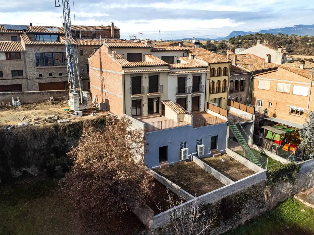 Exterior view of Houses for sale in Casserres  with Air Conditioner, Heating and Terrace