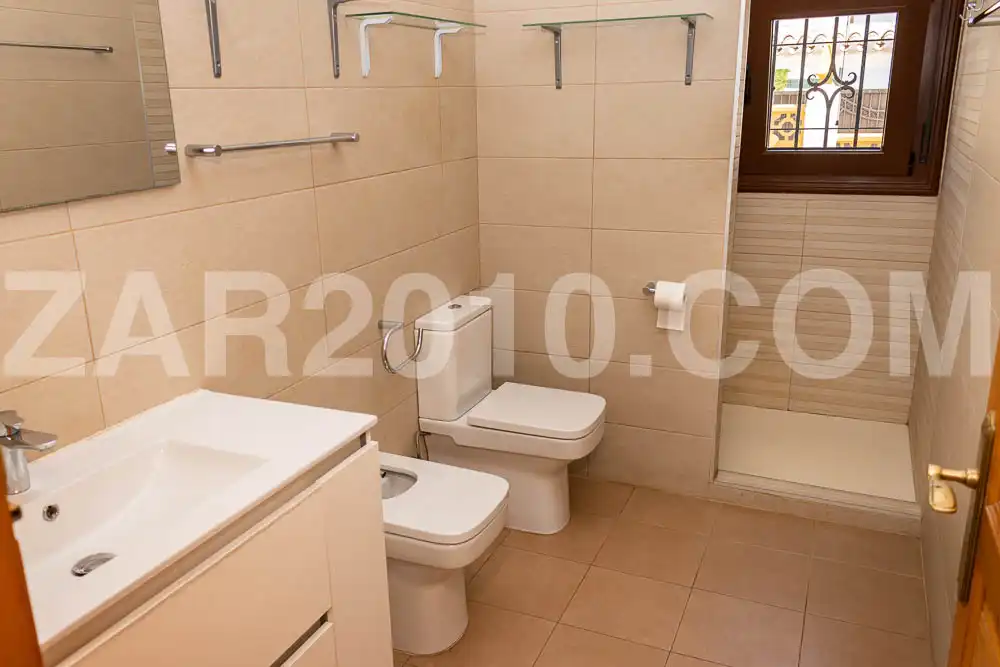 Baño de Casa o chalet en venta en Mojácar con Aire acondicionado, Jardín privado y Parquet