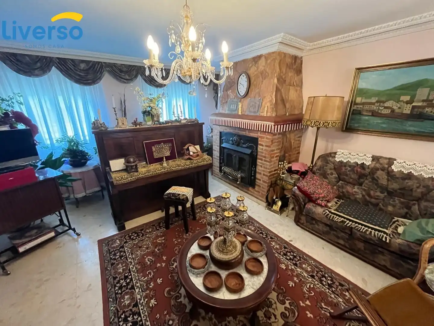 Living room of Houses for sale in Los Balbases   with Heating, Private garden and Terrace