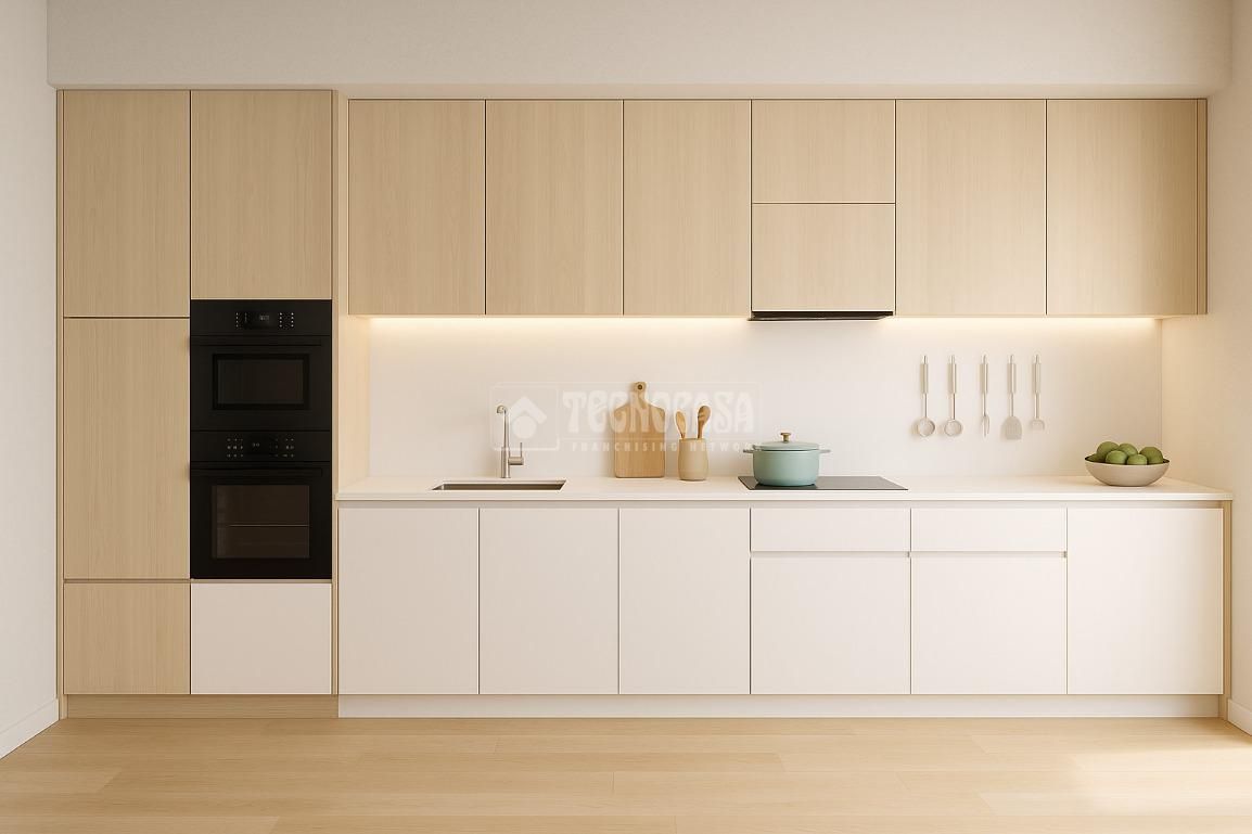 Kitchen of Single-family semi-detached for sale in Sant Cugat del Vallès  with Terrace and Balcony