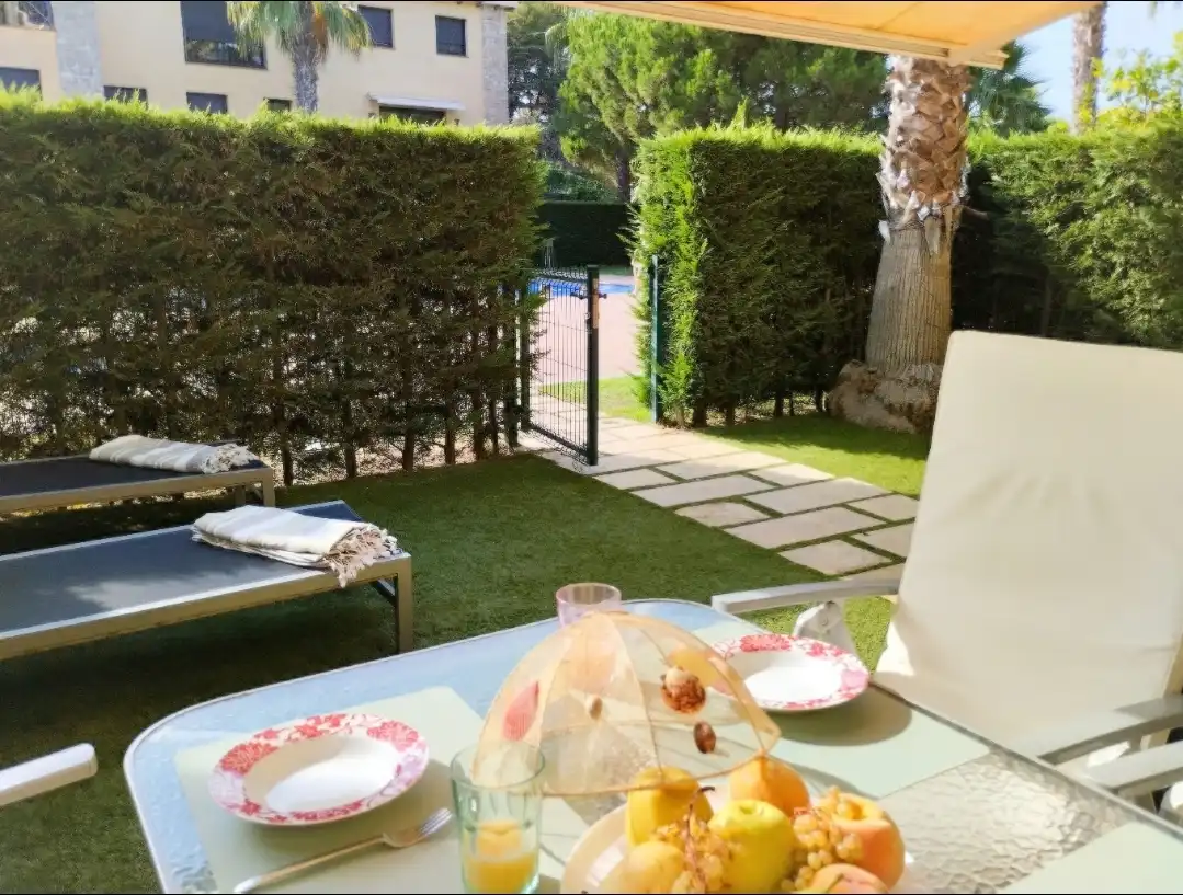 Jardí de Pis de lloguer en Castell d'Aro, Platja d'Aro i s'Agaró amb Aire condicionat, Calefacció i Jardí privat