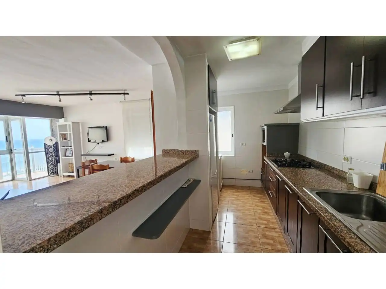 Cocina de Apartamento de alquiler en San Cristóbal de la Laguna con Terraza, Amueblado y Balcón