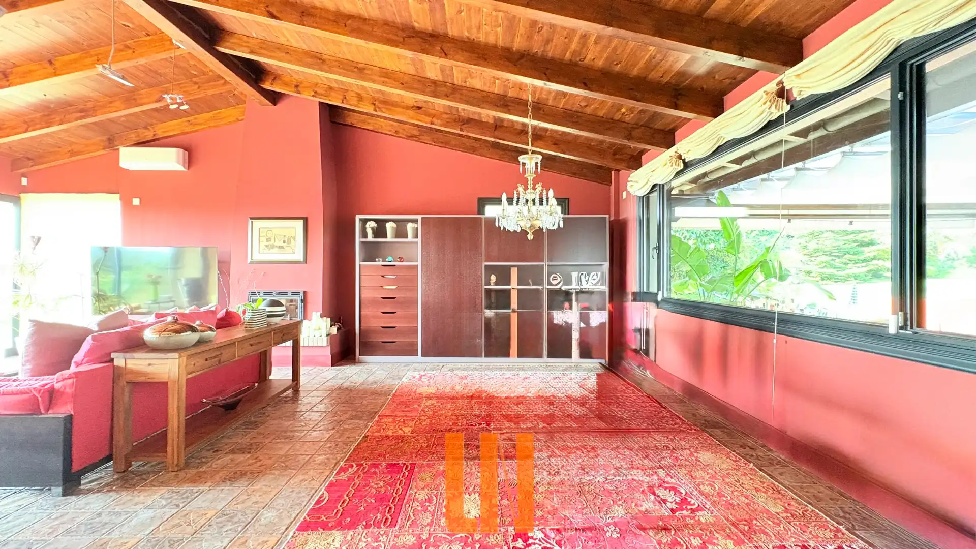 Sala d'estar de Casa o xalet en venda en Sada (A Coruña) amb Aire condicionat, Calefacció i Jardí privat