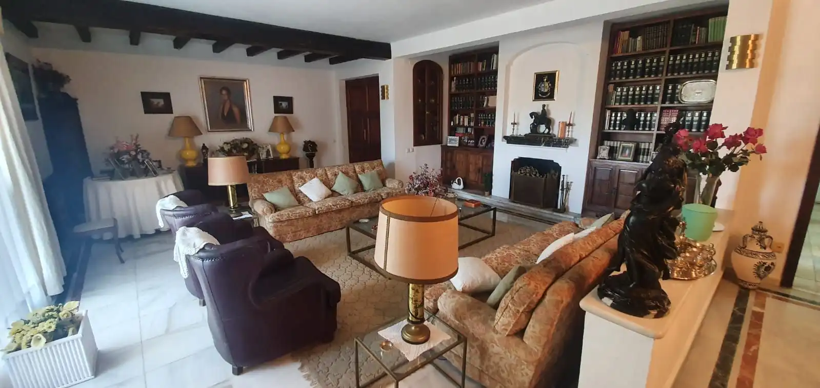 Sala de estar de Casa o chalet en venta en Algeciras con Aire acondicionado, Jardín privado y Terraza