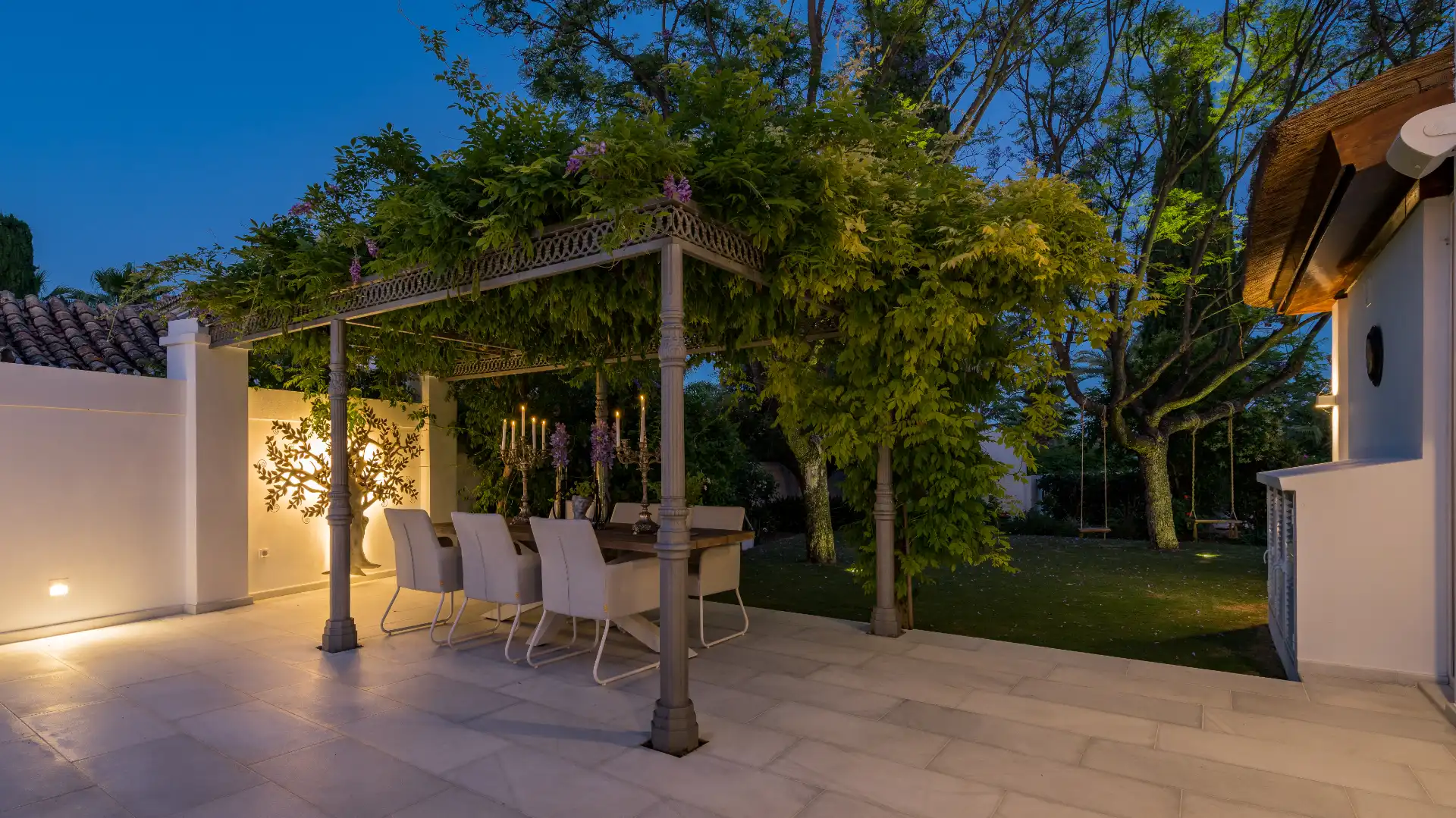 Terraza de Casa o chalet en venta en Marbella con Aire acondicionado, Jardín privado y Terraza