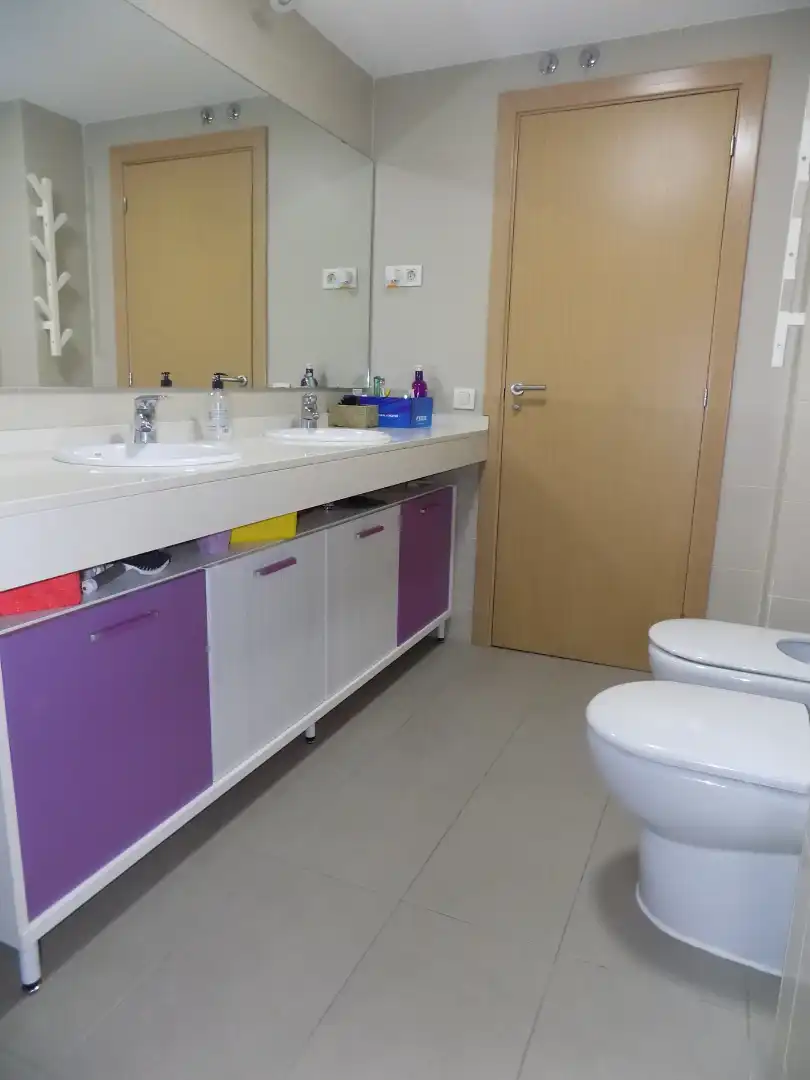Baño de Dúplex en venta en Santa Coloma de Gramenet con Aire acondicionado y Parquet
