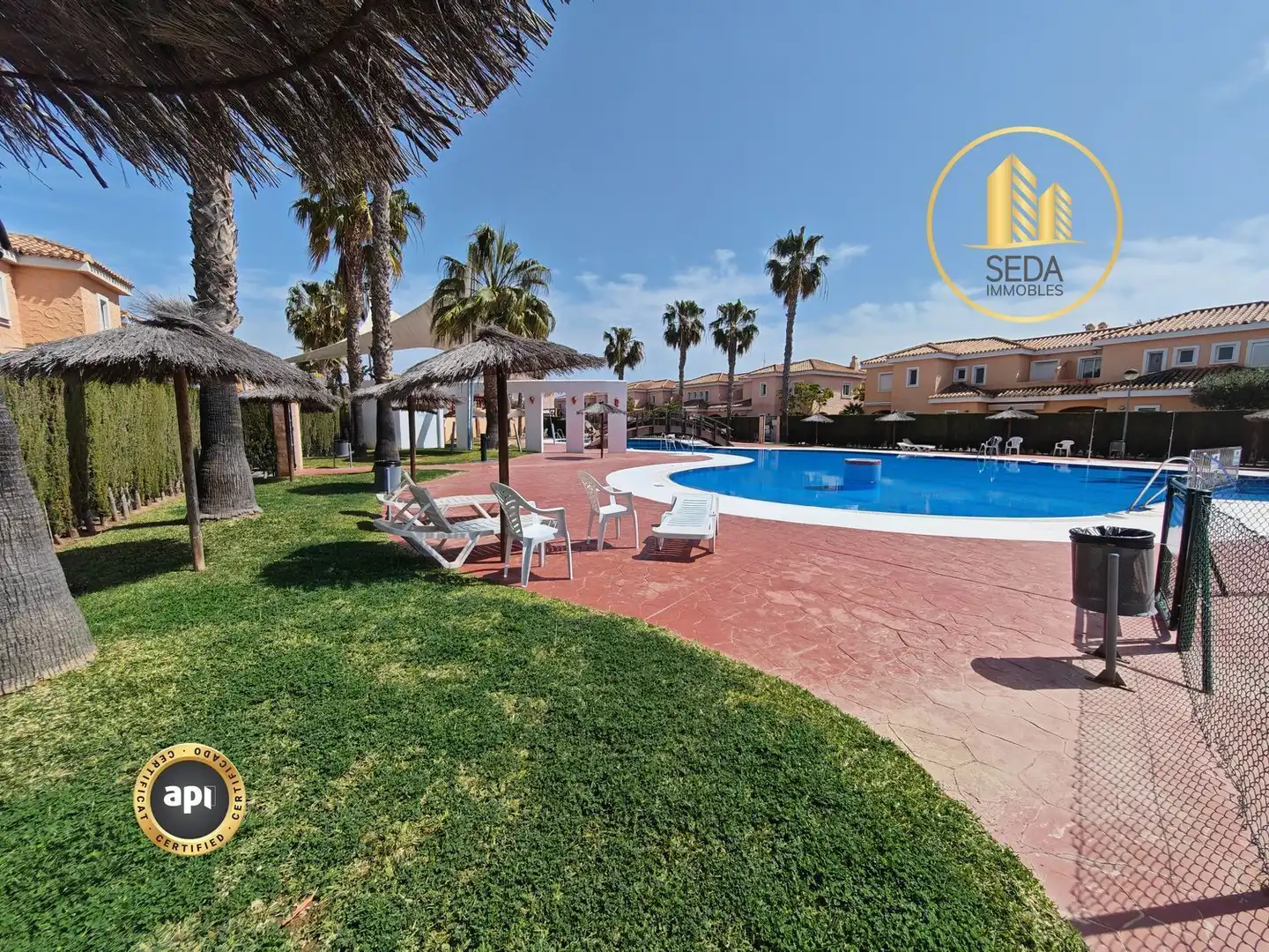 Swimming pool of Flat for sale in Vera  with Air Conditioner, Private garden and Terrace