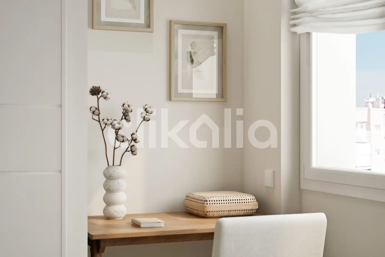 Wohnzimmer von Wohnung zum Verkauf in Madrid mit Klimaanlage, Heizung und Terrasse