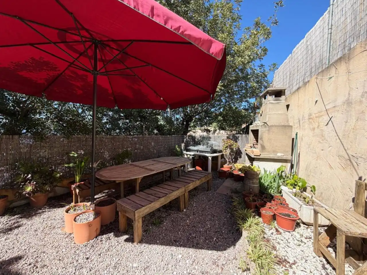 Terrassa de Casa adosada en venda en Borriol amb Aire condicionat, Calefacció i Jardí privat