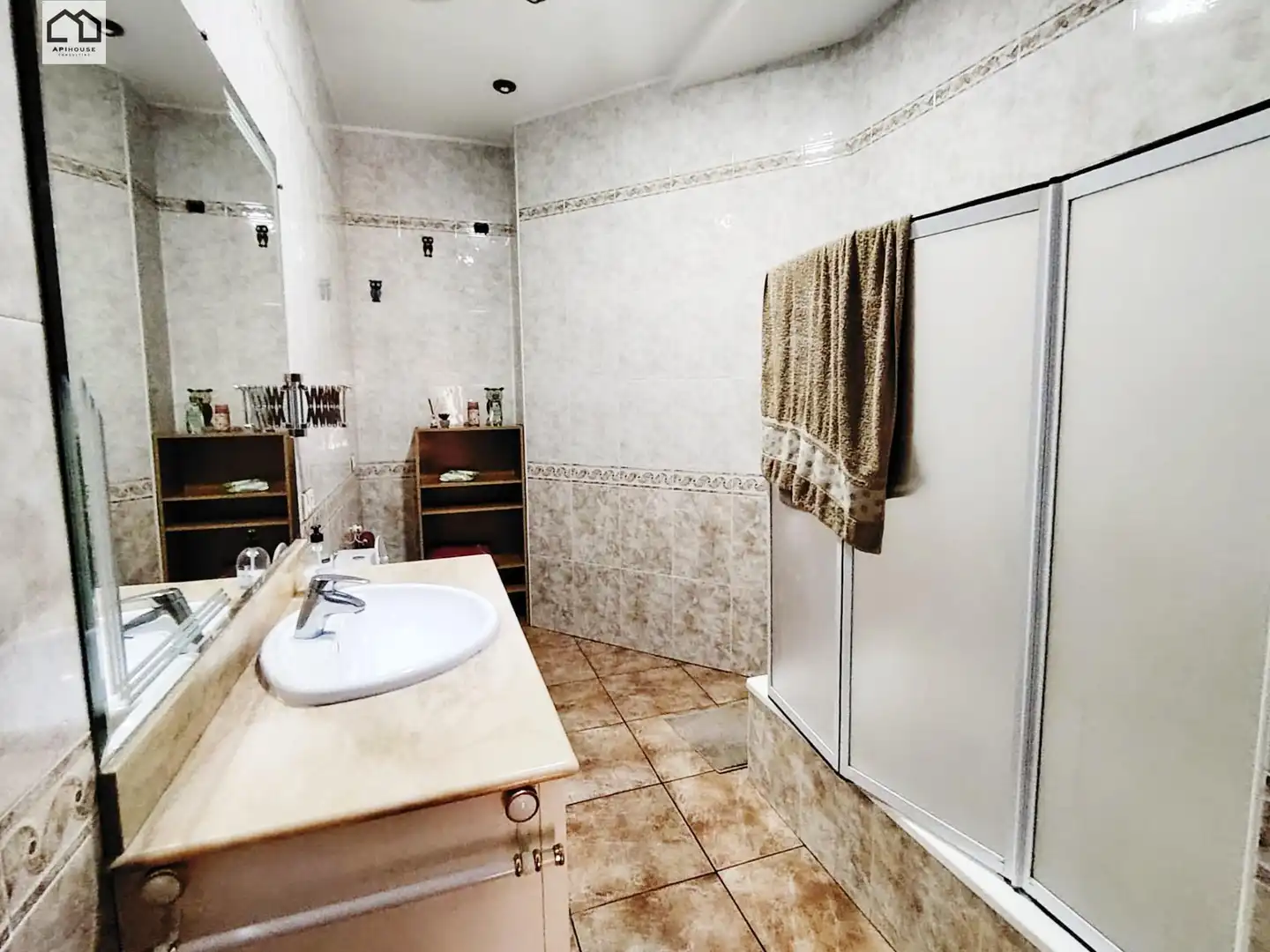 Bathroom of Houses for rent in La Font de la Figuera  with Air Conditioner, Terrace and Furnished