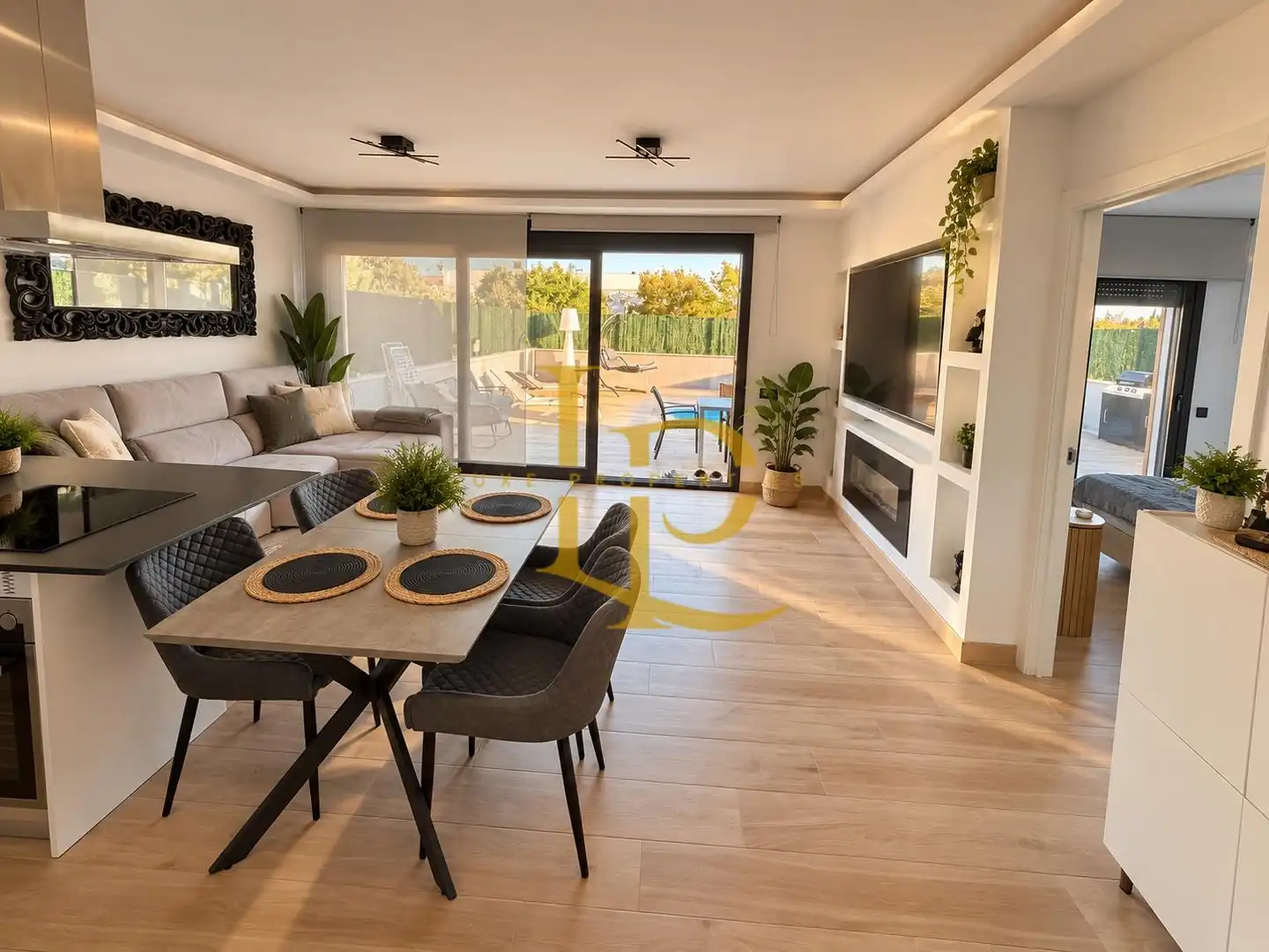 Sala d'estar de Casa o xalet en venda en Cambrils amb Calefacció, Jardí privat i Terrassa