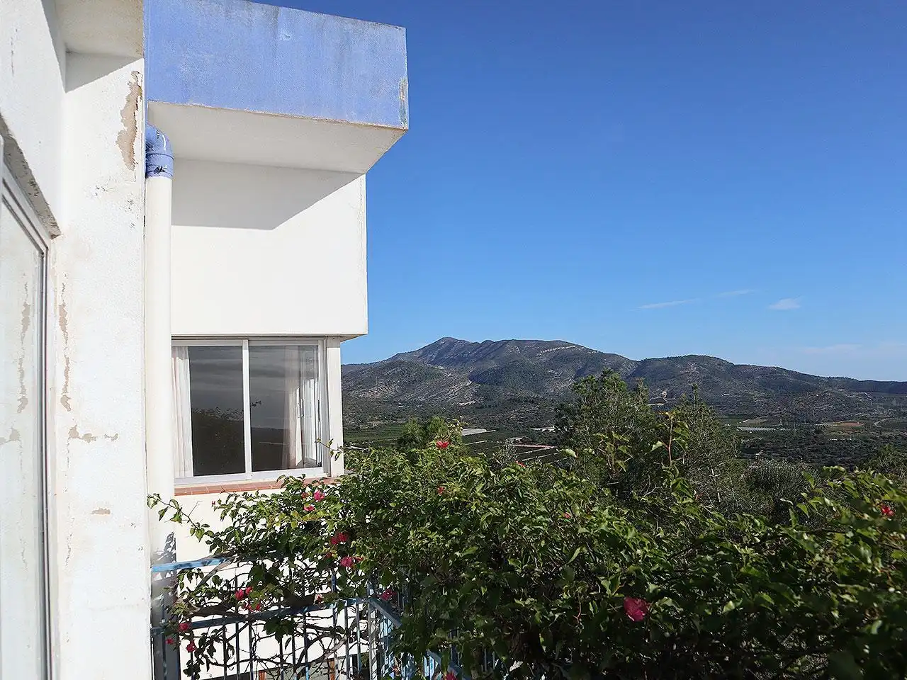 Vista exterior de Casa o xalet en venda en Alcanar amb Jardí privat, Terrassa i Piscina