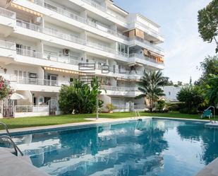 Exterior view of Flat for sale in Marbella  with Air Conditioner, Terrace and Swimming Pool
