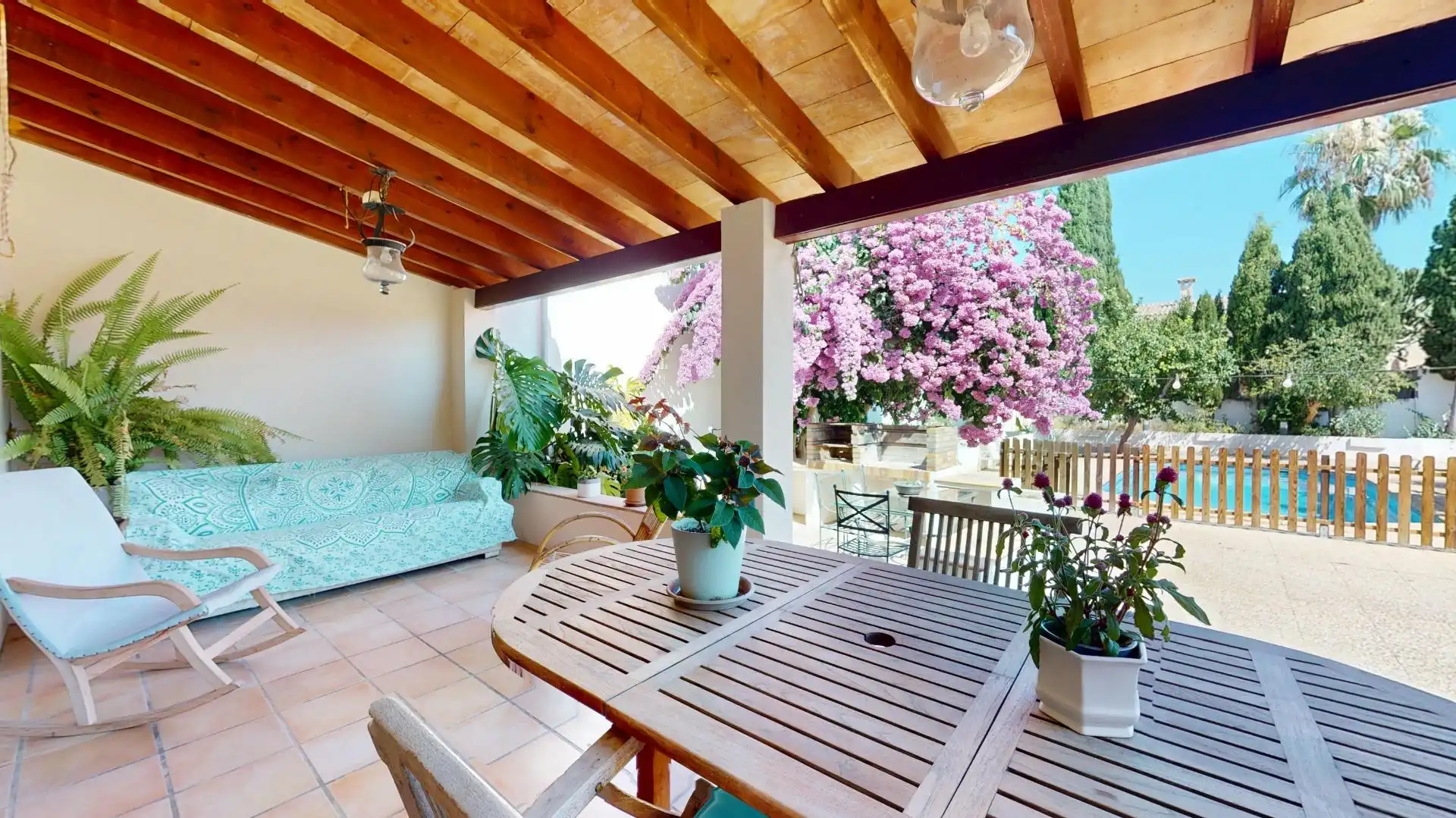 Terrassa de Casa o xalet en venda en  Palma de Mallorca amb Aire condicionat, Jardí privat i Terrassa