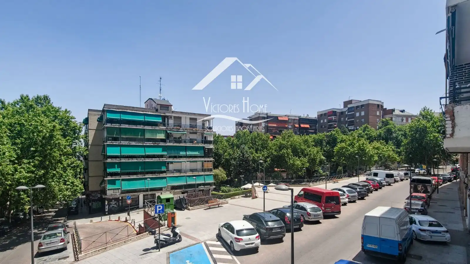 Außenansicht von Wohnung zur Miete in Alcorcón mit Klimaanlage, Heizung und Schwimmbad