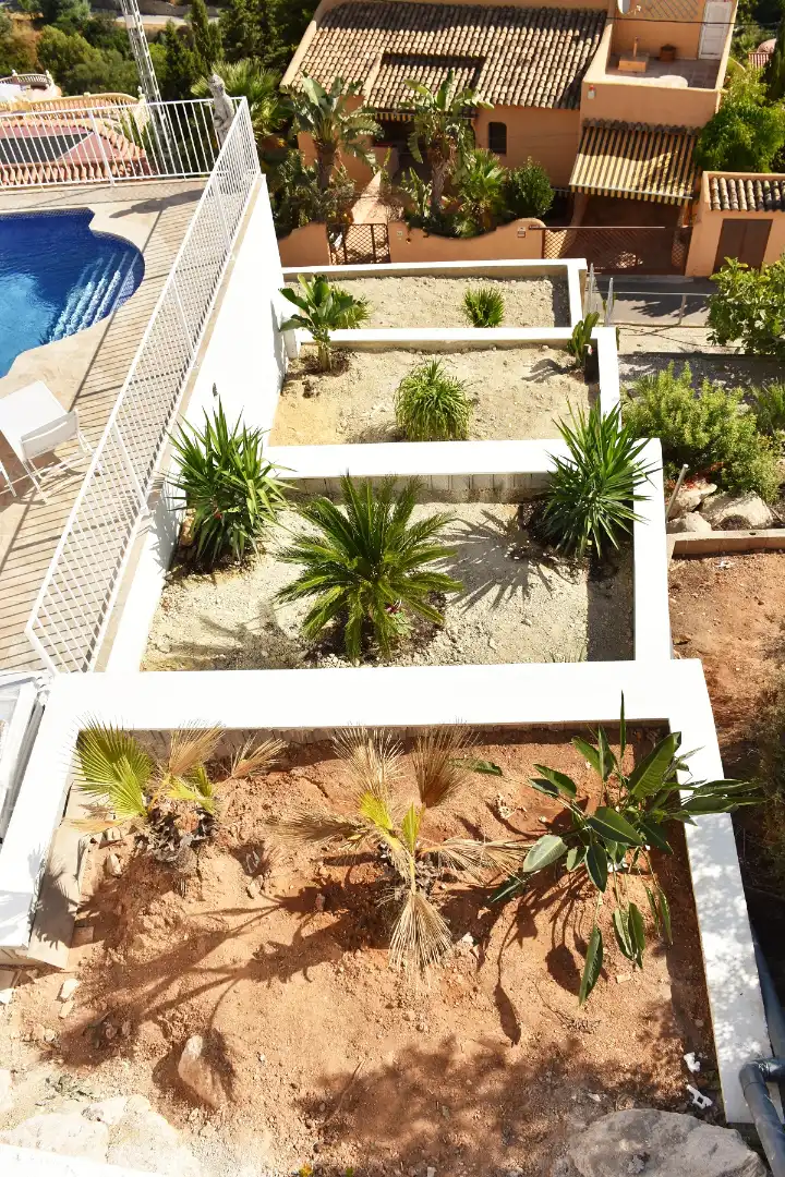 Jardín de Casa o chalet en venta en Calpe / Calp con Aire acondicionado, Calefacción y Jardín privado