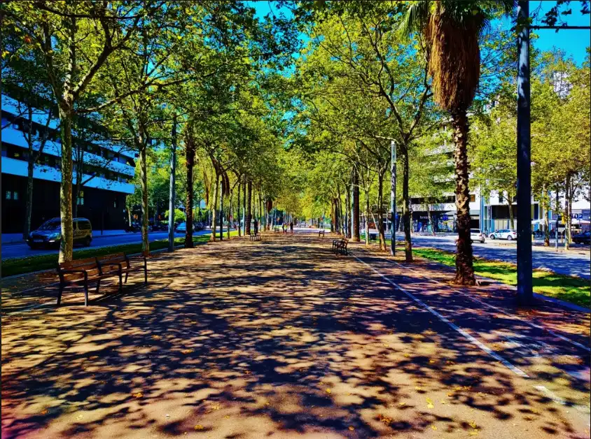 Vista exterior de Piso en venta en Barcelona con Aire acondicionado, Calefacción y Parquet