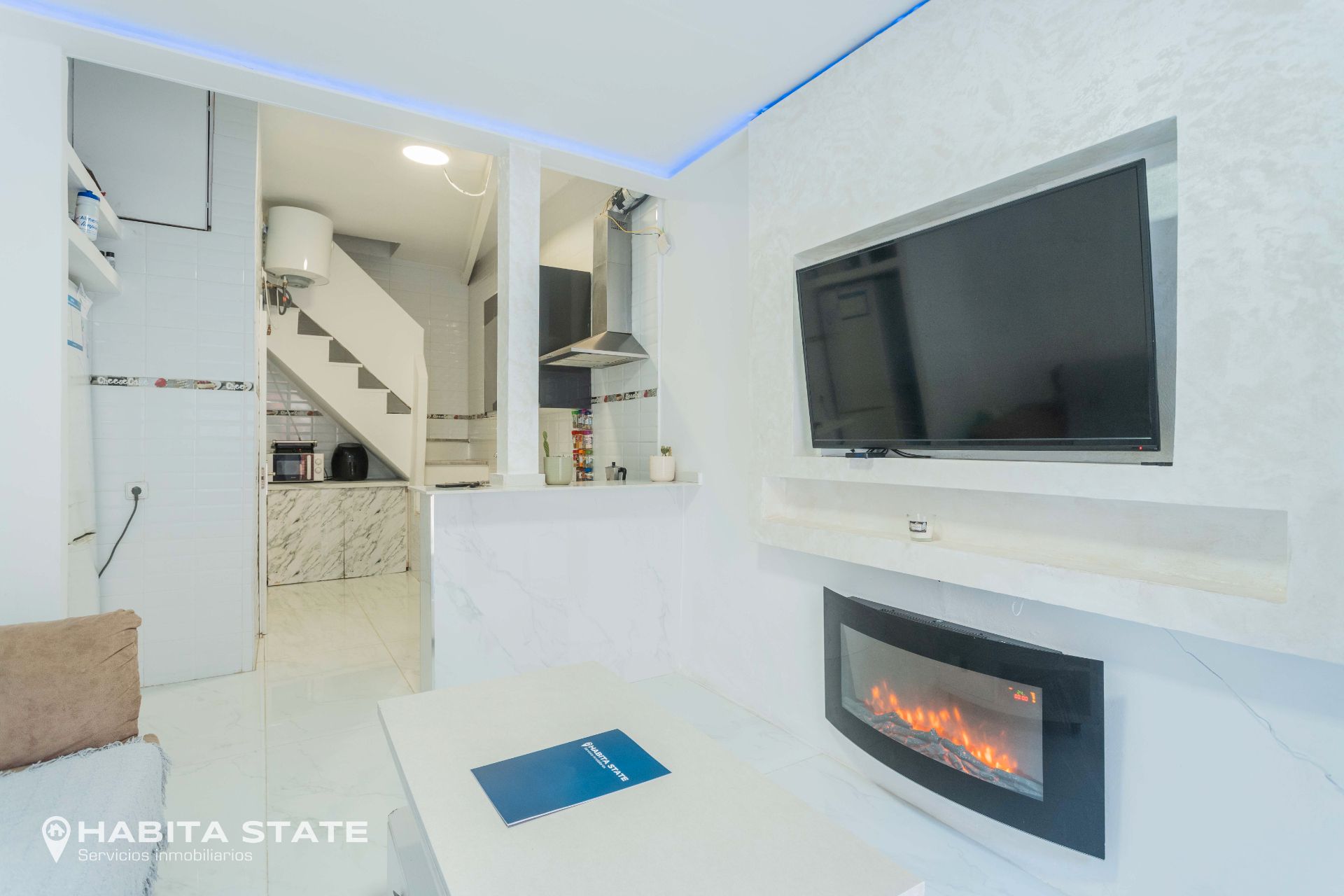 Sala de estar de Casa o chalet en venta en  Almería Capital con Aire acondicionado, Terraza y Amueblado