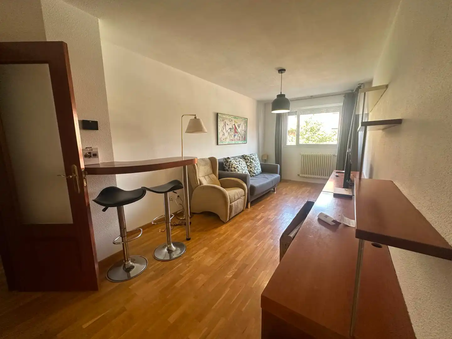 Living room of Flat for rent in Aranguren  with Heating, Furnished and Oven