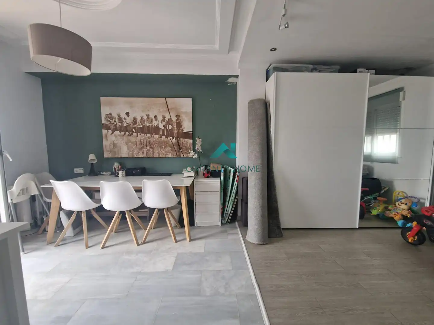 Esszimmer von Einfamilien-Reihenhaus zum Verkauf in Jerez de la Frontera mit Klimaanlage und Terrasse