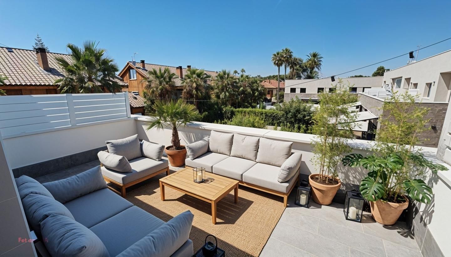 Terraza de Casa o chalet en venta en Premià de Mar con Aire acondicionado, Jardín privado y Terraza