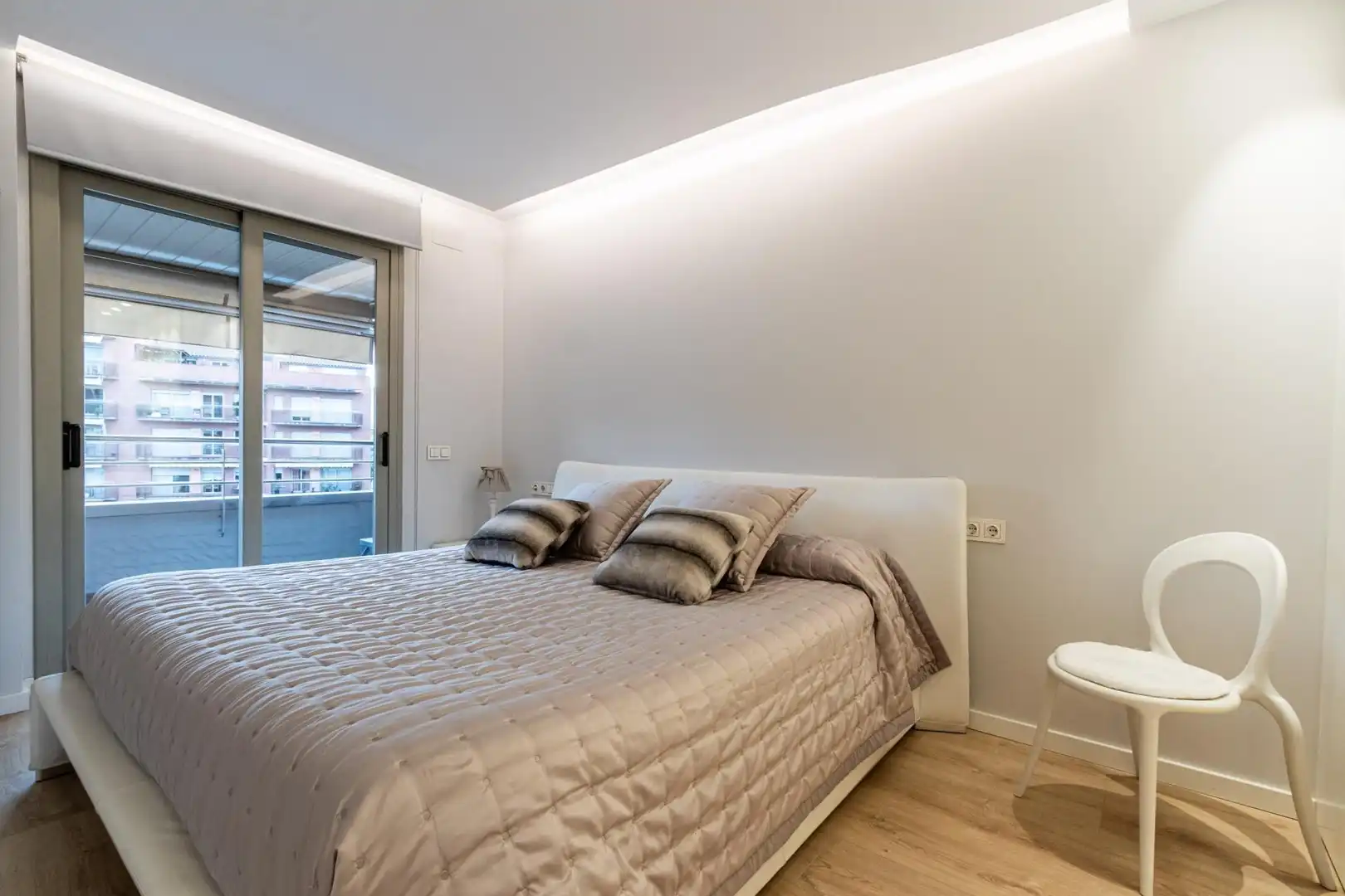 Schlafzimmer von Wohnung zum Verkauf in Manresa mit Heizung, Privatgarten und Parkett