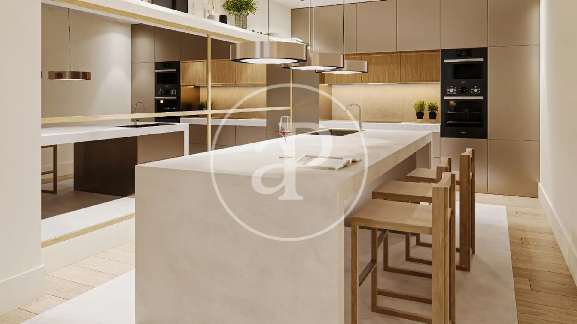 Kitchen of Flat for sale in  Barcelona Capital  with Air Conditioner, Heating and Terrace