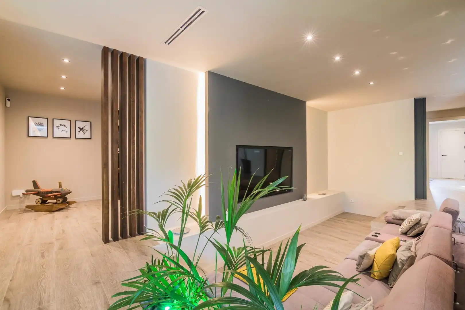 Sala d'estar de Casa o xalet en venda en Aspe amb Aire condicionat, Calefacció i Jardí privat