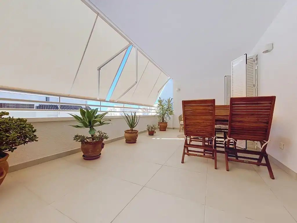 Terrace of Flat for rent in Altea  with Air Conditioner, Heating and Private garden