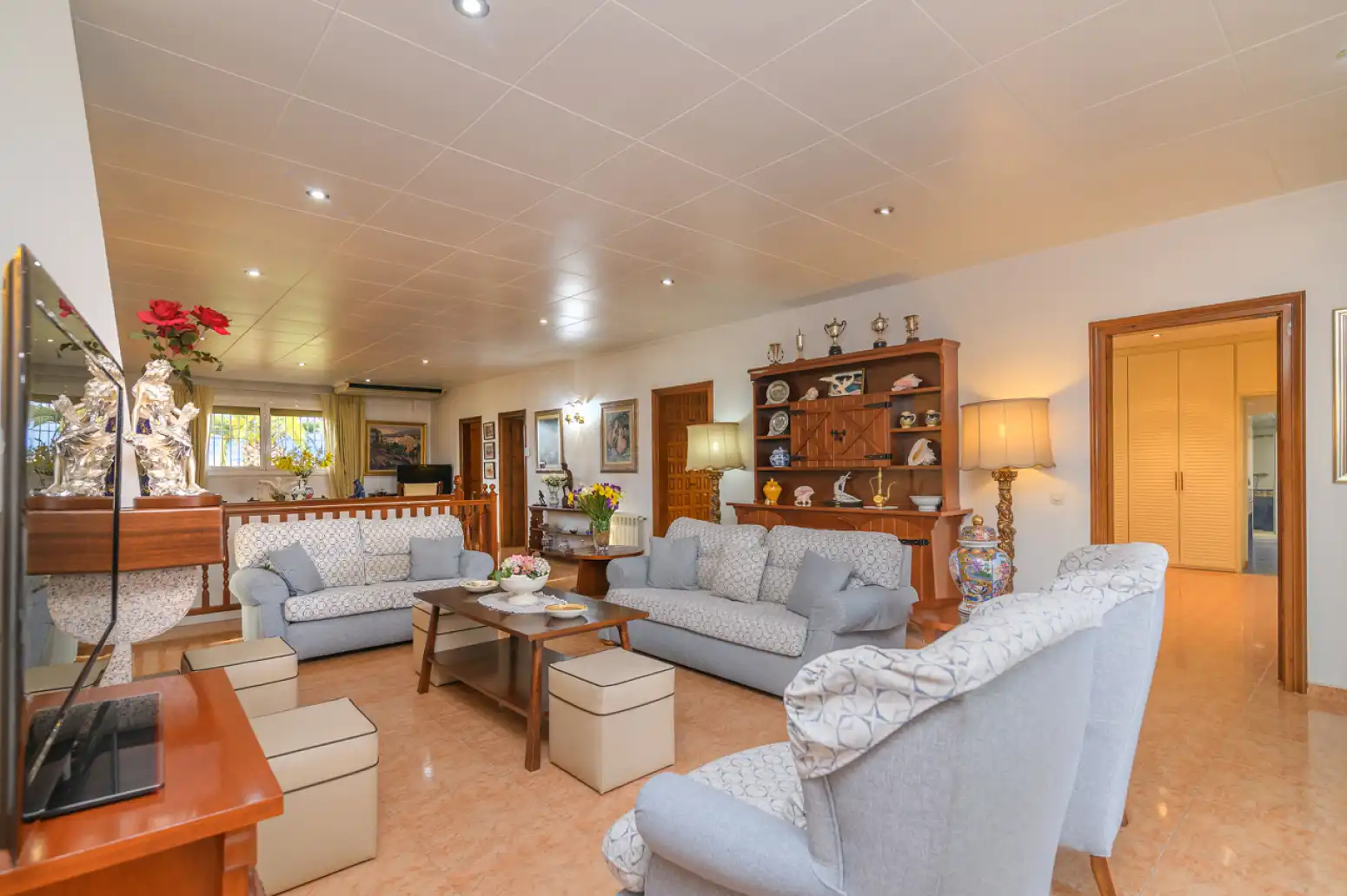 Sala de estar de Casa o chalet en venta en Viladecans con Balcón
